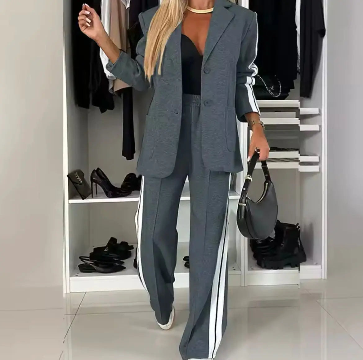 Ommie | Stilvolles Blazer-Set Zendoo.de