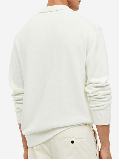 Eleganter Pullover mit offenem Kragen für stilvolle Looks