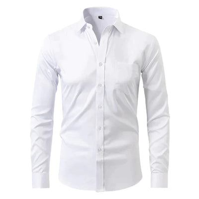 Braony | Klassisches Langarmh Herrenhemd mit modernem Slim-Fit