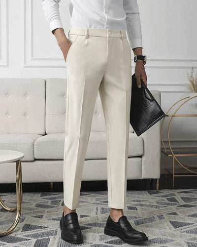 Walker | Hoch taillierte Slim Fit Business-Hose