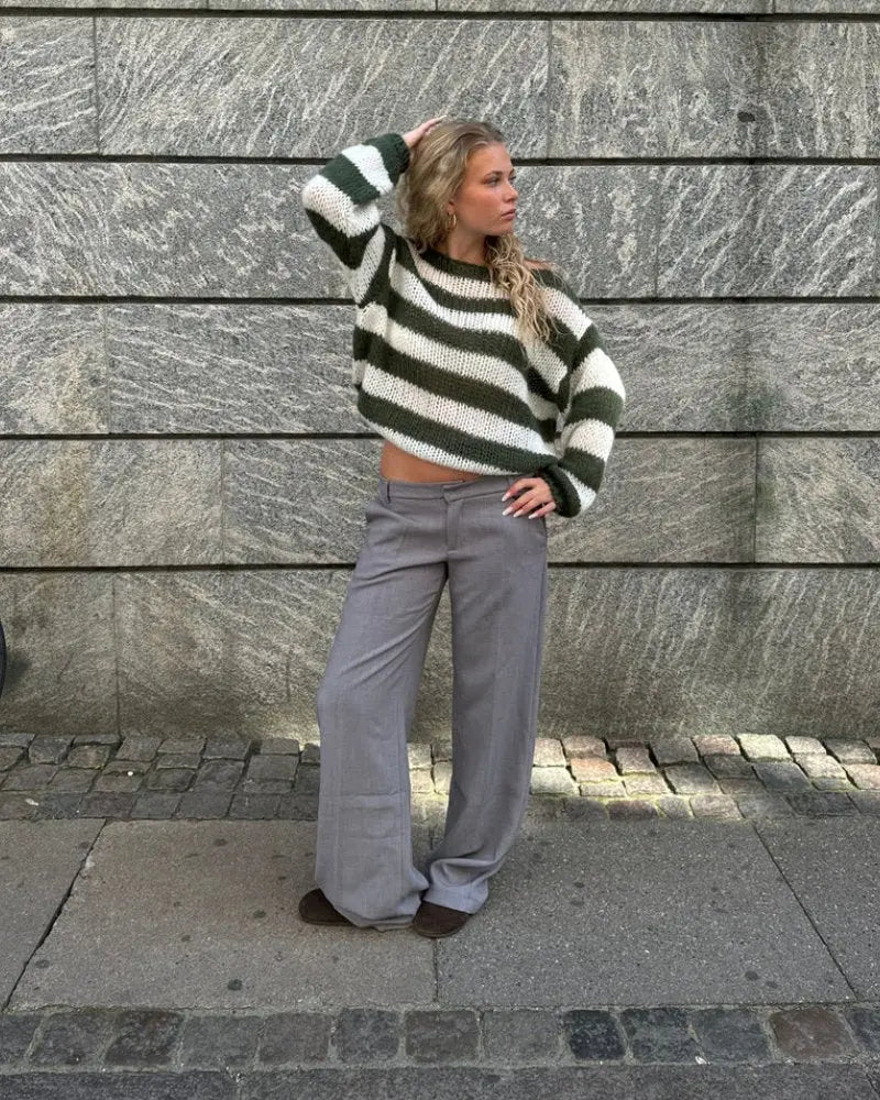Anna | Lässiger Übergroßer Trui Zendoo.de
