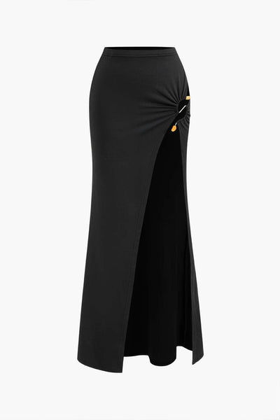 Nele | Elegantes Cut-Out-Zweiteiler-Set mit Maxi-Rock