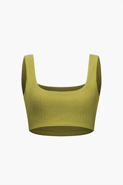 Nadine | Eleganter Twisted-Skirt-Zweiteiler mit Crop-Top