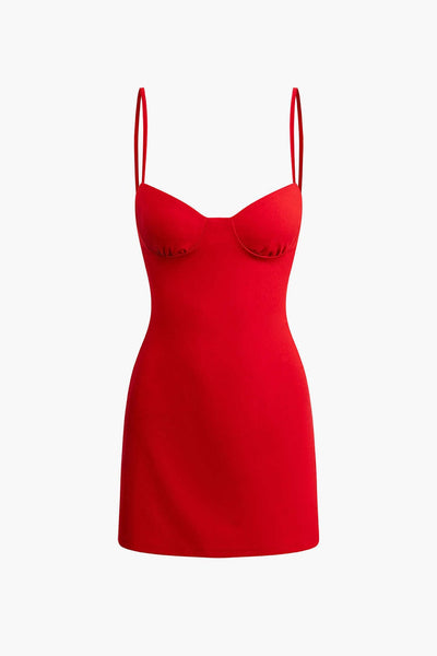 Scarlett | Figurbetontes Spaghetti-Träger-Kleid – Klassischer Chic mit femininer Note
