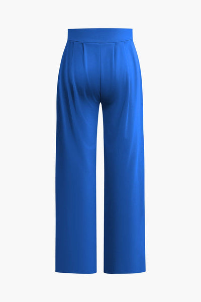 Luna | Elegantes Zweiteiler-Set mit Crop-Top & Palazzo-Hose