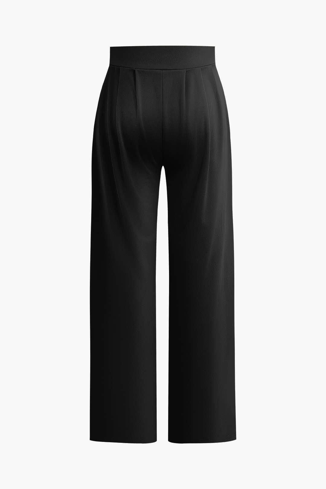 Luna | Elegantes Zweiteiler-Set mit Crop-Top & Palazzo-Hose