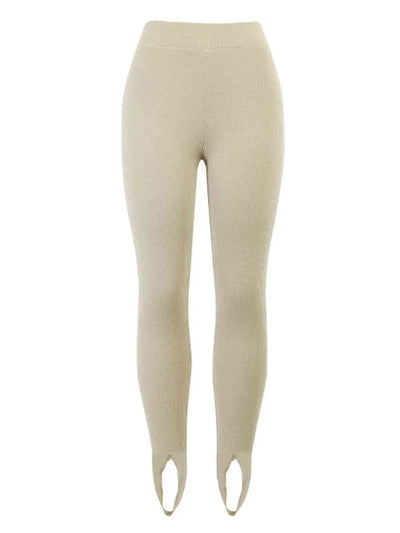 Clara | Gerippte Mid-Waist-Leggings – Komfort und Stil für Jeden Tag Zendoo.de