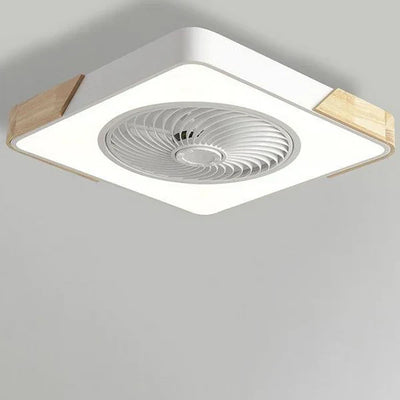 BreezeGlow | Skandinavische LED-Deckenleuchte mit integriertem Ventilator