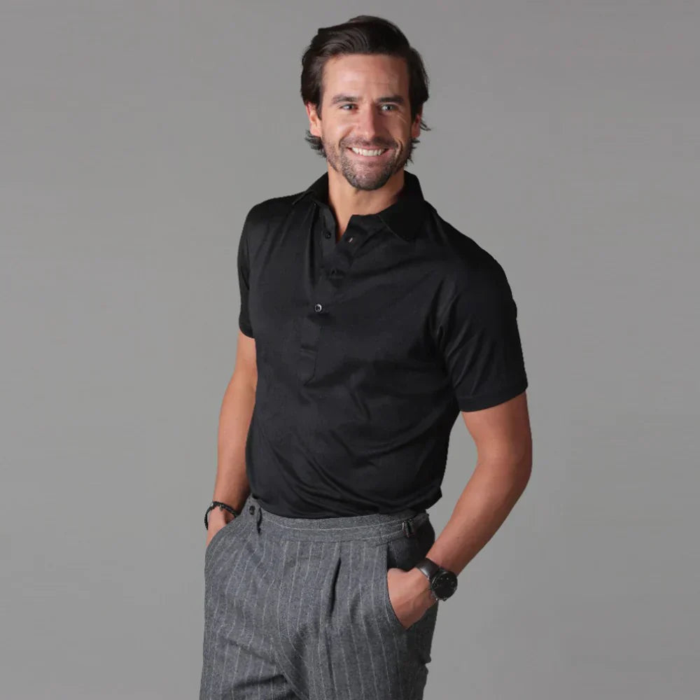 Jack | Saubere Leistung Dehnbar Slim Fit Kurzarm-Poloshirt