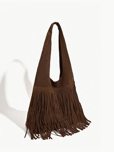 Isla | Boho Hobo-Tasche mit Fransen