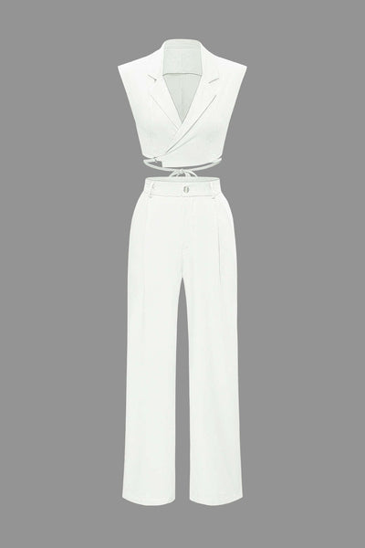 Mira | Elegantes Zweiteiler-Set mit Cropped-Top