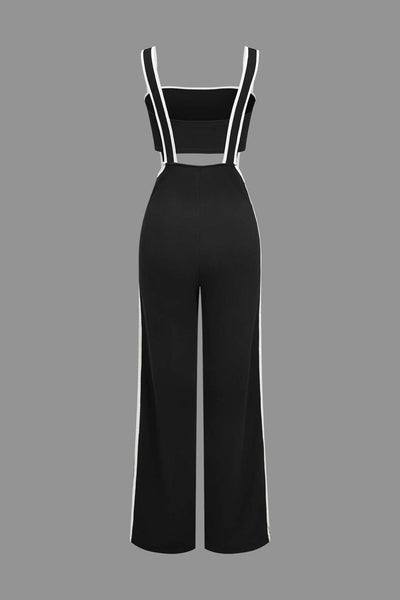 Sabine | Zweiteiler mit Kontrastdetails & Figurschmeichelndem Design