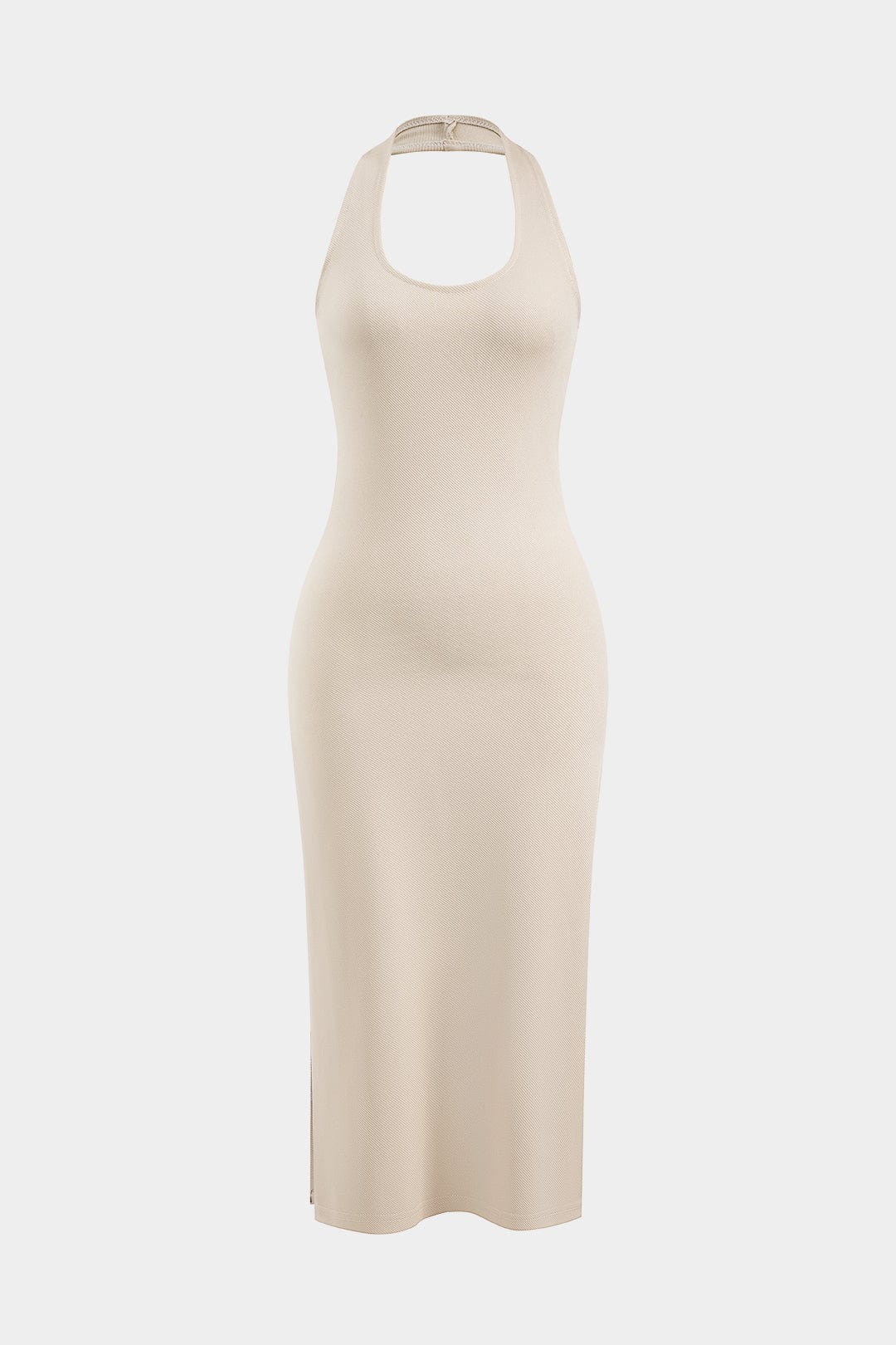 Amira | Träger-Bodycon-Midikleid mit passendem Kapuzenpullover