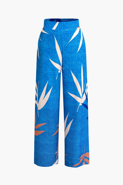 Bailey | Zweiteiler mit Knoten-Top & Bambusprint-Hose