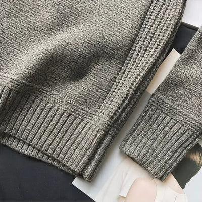Bruno | Gestryckter Winterpullover