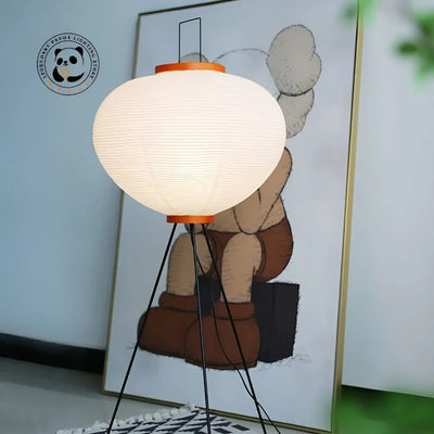 LucaLumen | Wabi-Sabi LED-Stehlampe aus Reispapier – Zeitloses Design mit Natürlicher Ästhetik Zendoo.de