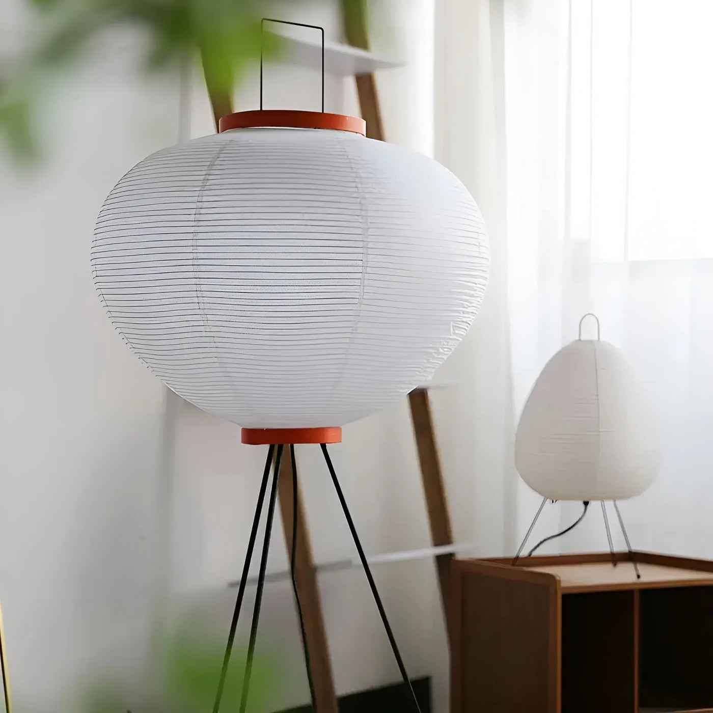 LucaLumen | Wabi-Sabi LED-Stehlampe aus Reispapier – Zeitloses Design mit Natürlicher Ästhetik Zendoo.de