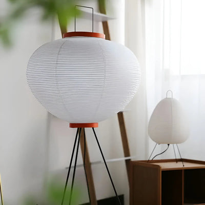 LucaLumen | Wabi-Sabi LED-Stehlampe aus Reispapier – Zeitloses Design mit Natürlicher Ästhetik Zendoo.de