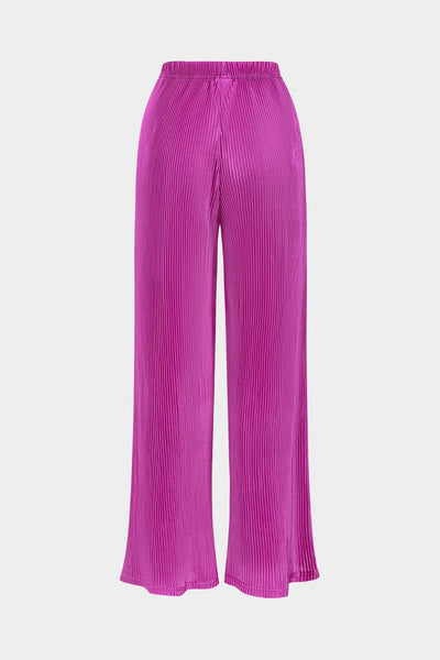 Kendall | Elegantes Plissee-Zweiteiler-Set mit Crop-Top & Weithose