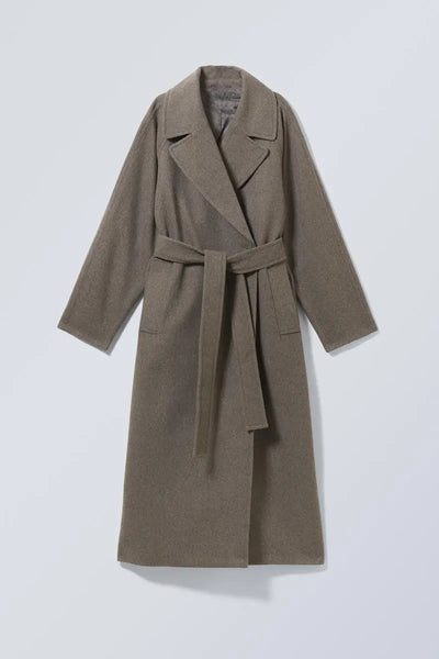 Emilia | Langer Wollmantel im Oversize-Stil Zendoo.de