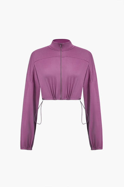 Naya | Sportliches Zweiteiler-Set mit Cropped-Jacke & Leggings