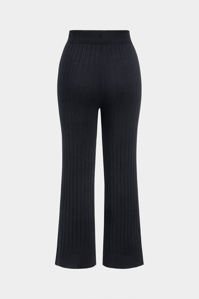Diana | Elegantes Zweiteiler-Set mit Strickjacke & Wide-Leg-Hose