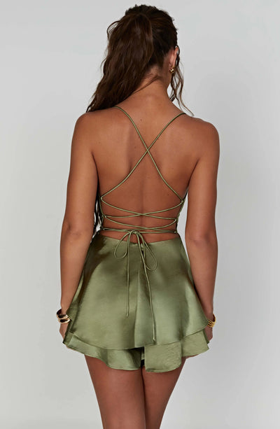 Emilia | Satin Mini Dress Zendoo.de