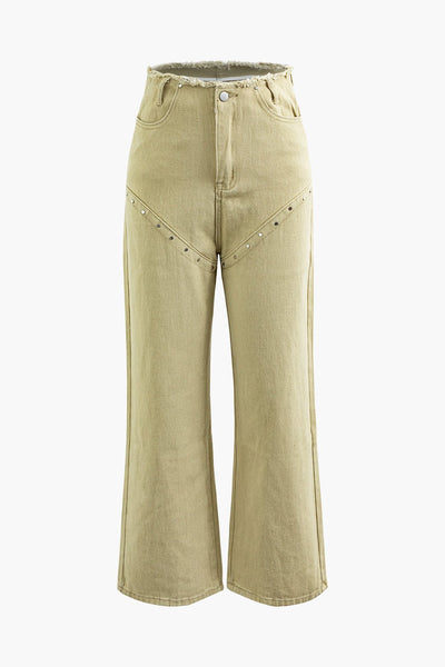 Paulina | Trendy Cord-Hose mit weitem Bein