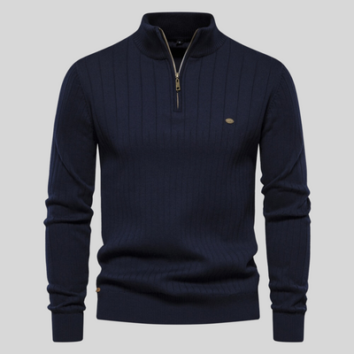 Steven | Strickpullover mit Reißverschluss