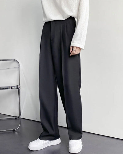 Enzo | High-Waist mit weitem Bein Anzughose