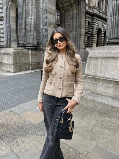Selene | Elegante Tweed-Kurzjacke Zendoo.de