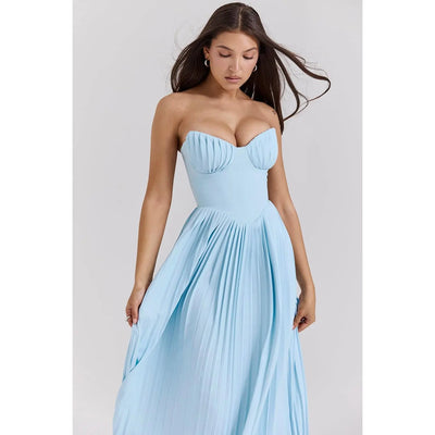 Clara | Luxuriöses Schulterfreies Maxikleid Zendoo.de