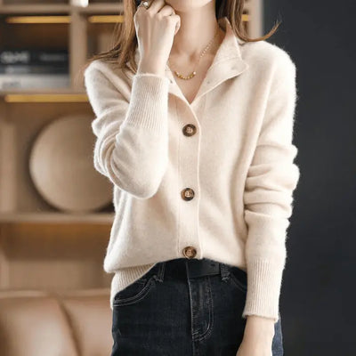 Anny | Luxuriöse Kaschmir-Strickjacke Zendoo.de