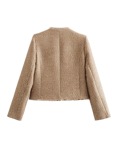 Selene | Elegante Tweed-Kurzjacke Zendoo.de