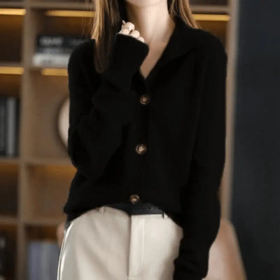 Anny | Luxuriöse Kaschmir-Strickjacke Zendoo.de