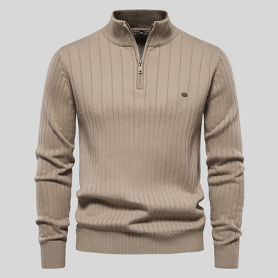 Steven | Strickpullover mit Reißverschluss