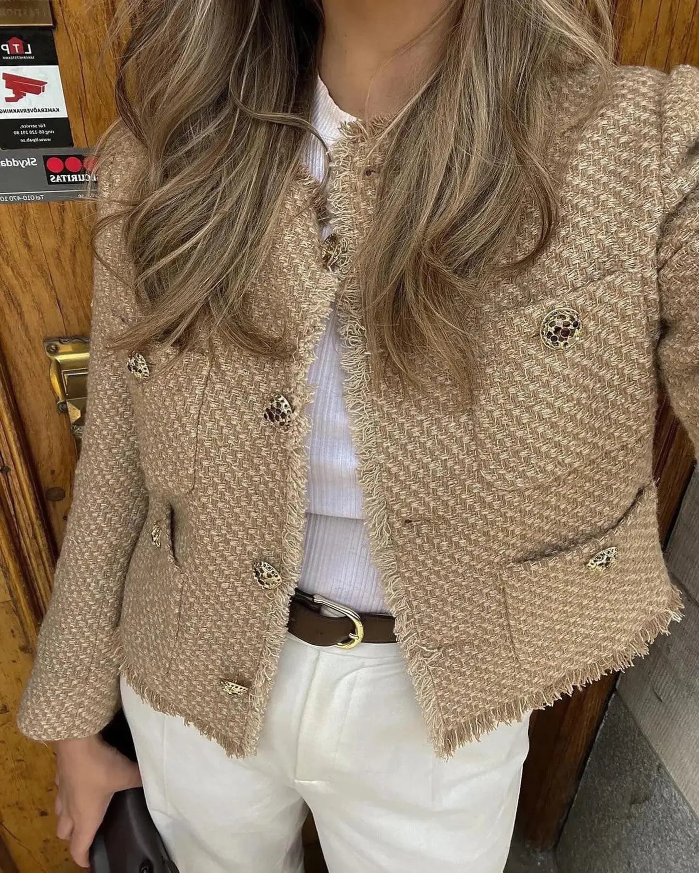 Selene | Elegante Tweed-Kurzjacke Zendoo.de