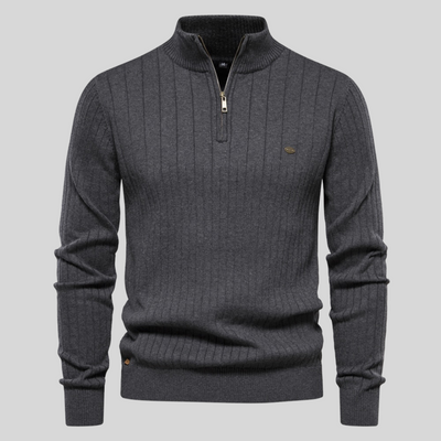 Steven | Strickpullover mit Reißverschluss