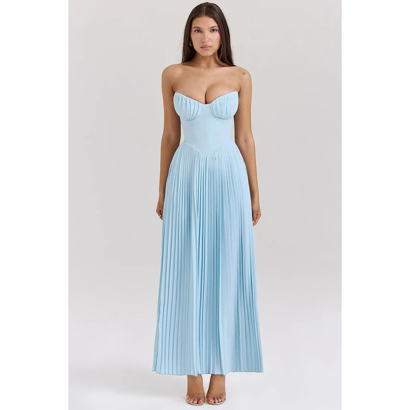 Clara | Luxuriöses Schulterfreies Maxikleid Zendoo.de