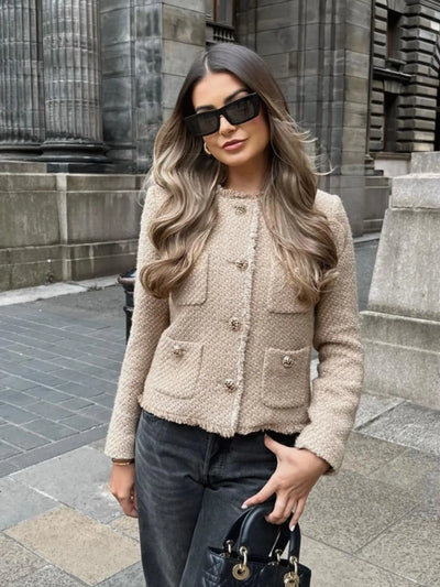 Selene | Elegante Tweed-Kurzjacke Zendoo.de