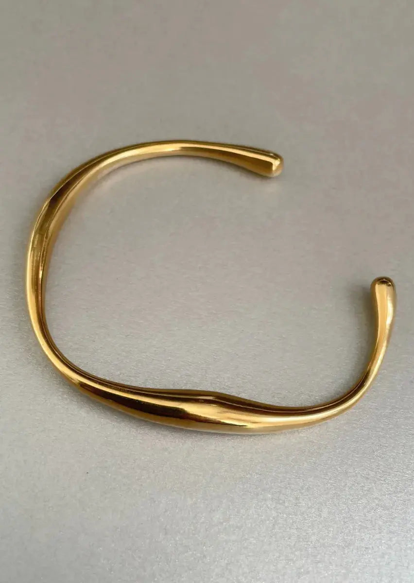 Lena | Golden Manschettenarmband Zendoo.de