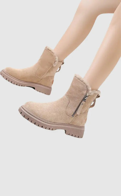 Jayleen | Winter Velvet Plüschstiefel Zendoo.de