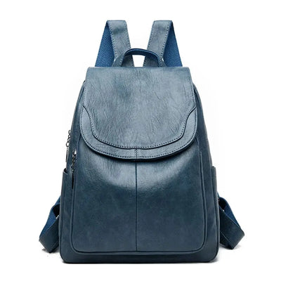 Maya| Anti-Diebstahl Rucksack aus Leder Zendoo.de