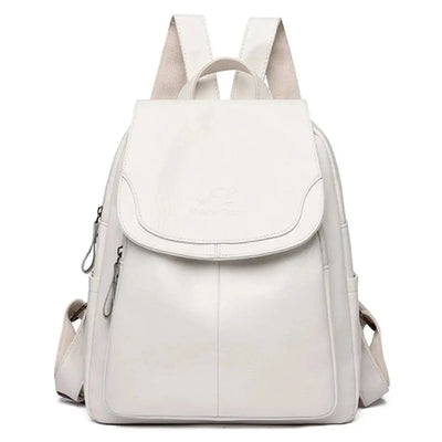 Maya| Anti-Diebstahl Rucksack aus Leder Zendoo.de