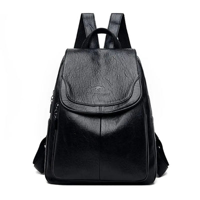 Maya| Anti-Diebstahl Rucksack aus Leder Zendoo.de