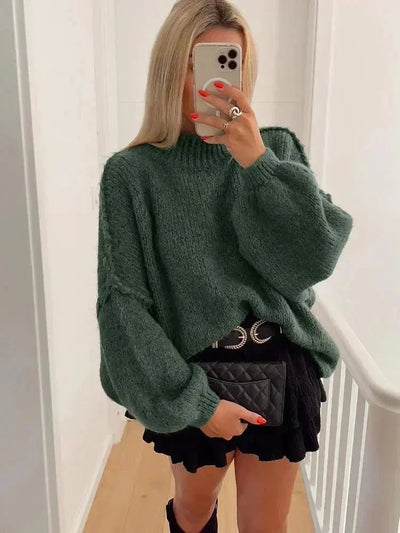 Jana | Gemütlicher Übergroßer Herbstpullover Zendoo.de