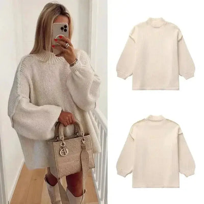 Jana | Gemütlicher Übergroßer Herbstpullover Zendoo.de