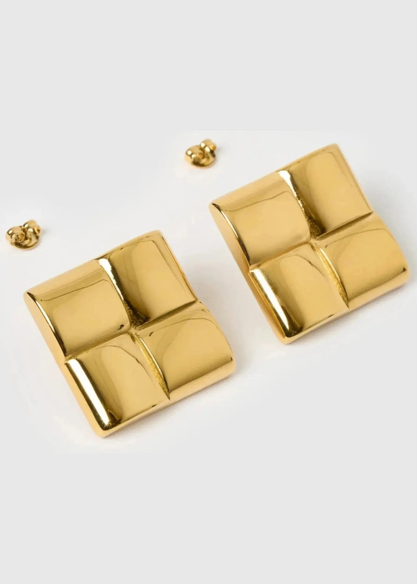 Maya | Glänzende Gold-Ohrringe Zendoo.de