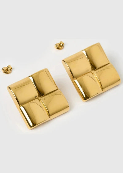 Maya | Glänzende Gold-Ohrringe Zendoo.de