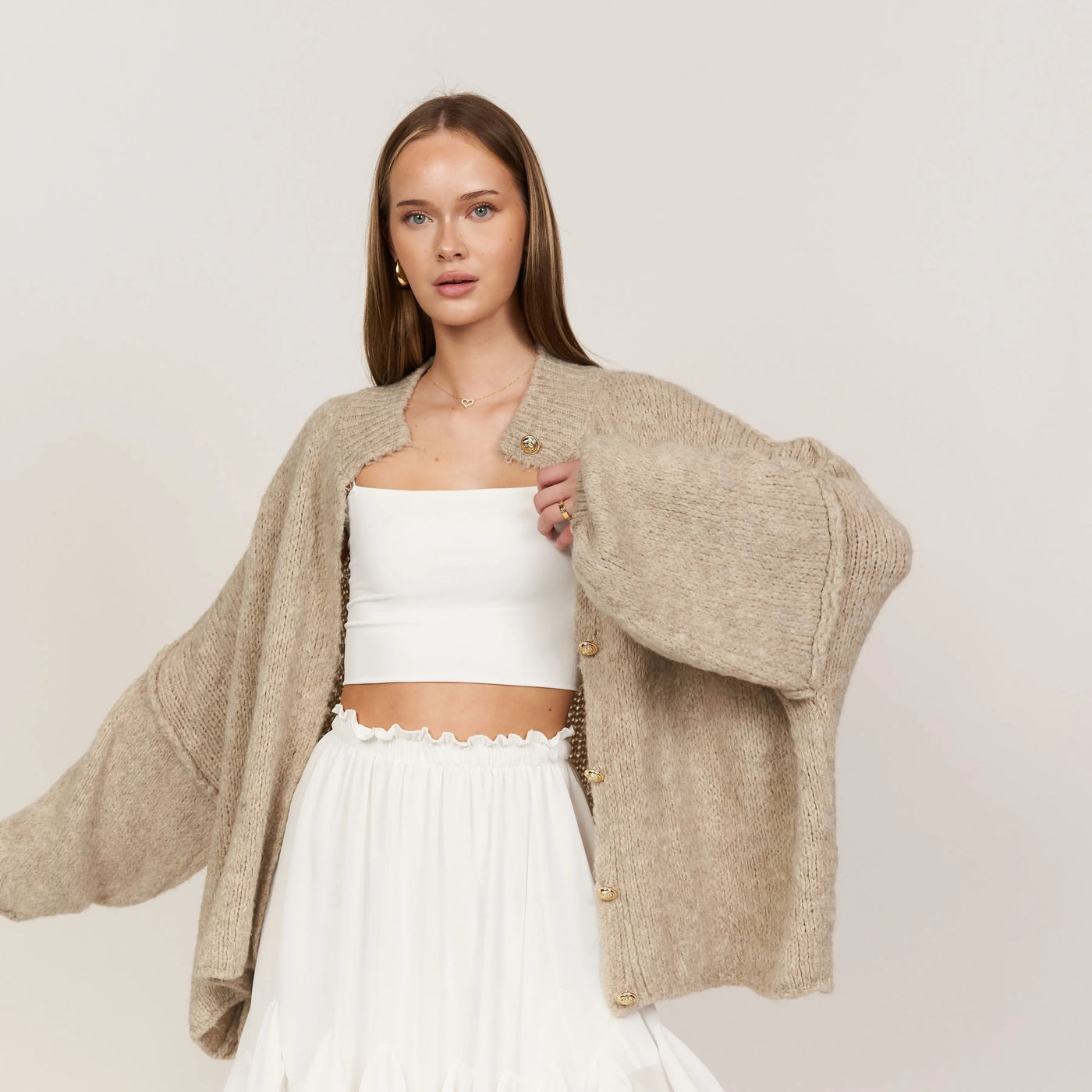 Bella | Übergroße Strickjacke Zendoo.de